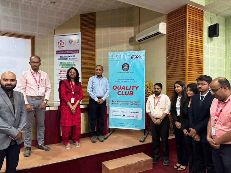 KPGU, Vadodara Launches Quality Club